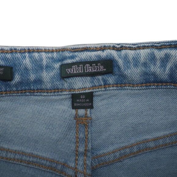 Wild Fable Highest Rist 90s Straight Jeans Light Wash 00/24 - Picture 3 of 12